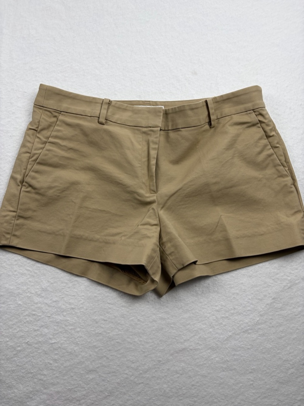 Michael Kors Tan Tailored Cotton‎ Bermuda Shorts